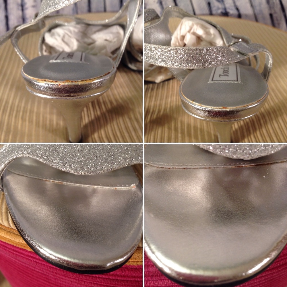 💃Silver Glittering✨ Aphrodite Sandals - Picture 5 of 8